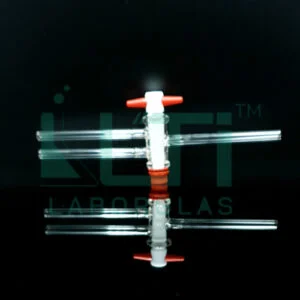 1590- 3 WAY STOPCOCKS 1:10 TAPER WITH PTFE PLUG