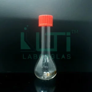 2641-CLEAR GLASS VOLUMETRIC FLASK WITH GL THREAD, CLASS A, SERIALIZED WITH INDIVIDUAL CERTIFICATE ASTM E-288