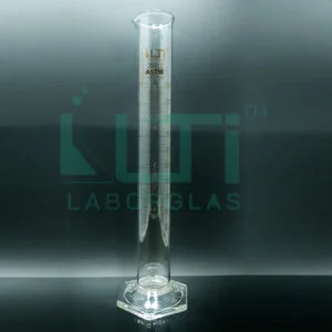 3640-CLEAR GLASS, Measuring Cylinder Graduated, Hex Base, Class A, Unserialized
