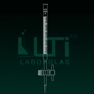 4030-ASTM, CLASS A BURETTE SCHELLBACH STRIPE, SERIALISED AND CERTIFIED, STRAIGHT BORE PTFE STOPCOCK