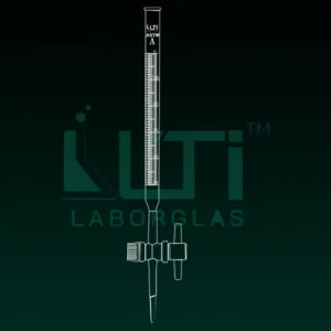 4040-ASTM, CLASS A BURETTE SCHELLBACH STRIPE, UNSERIALISED with batch CERTIFIED, STRAIGHT BORE PTFE STOPCOCK