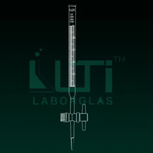 4090-Burettes with PTFE key stopcock in Schellbach stripe, Class AS with Individual work Certificate