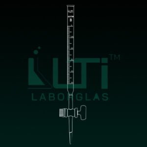 4370-ASTM, CLASS B BURETTE, STRAIGHT BORE GLASS KEY STOPCOCK