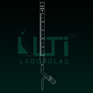 4390-ASTM, CLASS B BURETTE, STRAIGHT BORE NEEDLE VALVE KEY STOPCOCK