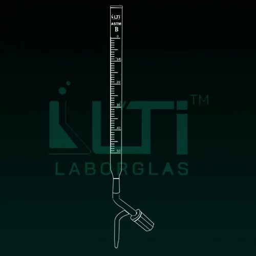 4390-ASTM, CLASS B BURETTE, STRAIGHT BORE NEEDLE VALVE KEY STOPCOCK