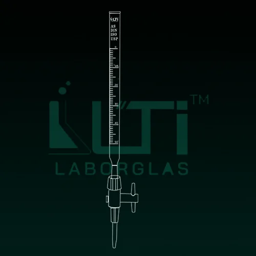 4460-Burettes, clear Glass, PTFE detachable stopcock, Class AS with Batch Certificate