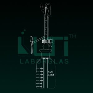 4490-ASTM, AUTOMATIC BURETTE, SERIALISED AND CERTIFIED, PTFE STOPCOCK WITH NEEDLE VALVE STOPCOCK