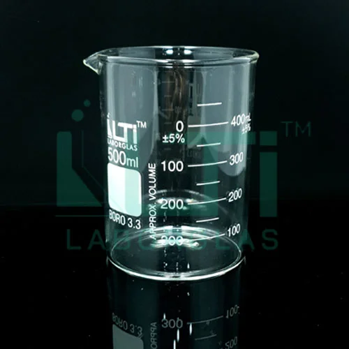 4710-Beakers, Low Form Griffin with Double Metric Scale ASTM