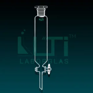 7000-Separating Funnel, Cylindrical, Plain without Graduation, PTFE Plug, ASTM