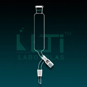 7030-Separating Funnel, Cylindrical, Needle Valve Stopcock, DIN/ISO