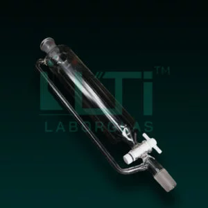 7140-Funnel, Cylindrical, Pressure Equalizing W/O Graduation with PTFE Plug, ASTM