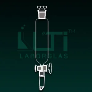 7170-Pressure Equalizing Funnels, Cylindrical, PTFE Stopcock, DIN/ISO