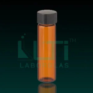 7850-AMBER GLASS, VIALS W/O PRINTING