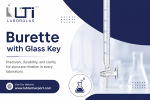 Burette with Glass key supplier