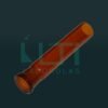 1150-ASTM AMBER SHORT LENGTH FEMALE INTERCHANGEABLE TAPER-GROUND JOINTS SINGLE