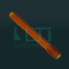 1160-ASTM AMBER FULL LENGTH MALE INTERCHANGEABLE TAPER-GROUND JOINTS SINGLE