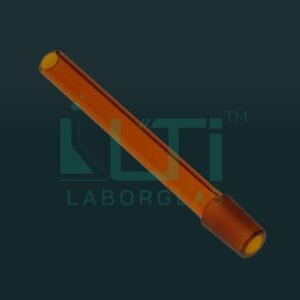 1160-ASTM AMBER FULL LENGTH MALE INTERCHANGEABLE TAPER-GROUND JOINTS SINGLE