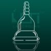 2210-ASTM, ADAPTER, STRAIGHT, SOCKET JOINT WITH HOSE CONNECTION