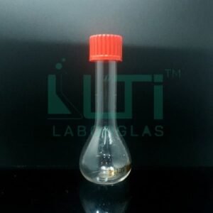 2641-CLEAR GLASS VOLUMETRIC FLASK WITH GL THREAD, CLASS A, SERIALIZED WITH INDIVIDUAL CERTIFICATE ASTM E-288