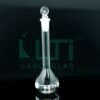 2740-CLEAR GLASS VOLUMETRIC FLASK WITH SOLID GLASS STOPPER, CLASS A, SERIALIZED WITH INDIVIDUAL CERTIFICATE ASTM E-288