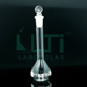 2740-CLEAR GLASS VOLUMETRIC FLASK WITH SOLID GLASS STOPPER, CLASS A, SERIALIZED WITH INDIVIDUAL CERTIFICATE ASTM E-288
