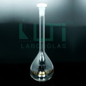 2760-CLEAR GLASS VOLUMETRIC FLASK WITH POLYETHYLENE STOPPER, CLASS A, SERIALIZED WITH INDIVIDUAL CERTIFICATE ASTM E-288