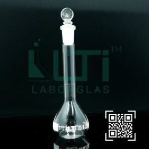 2795-CLEAR GLASS, QR. CODED VOLUMETRIC FLASK WITH SOLID GLASS STOPPER, CLASS A, UNSERIALIZED WITH BATCH CERTIFICATE ASTM E-288