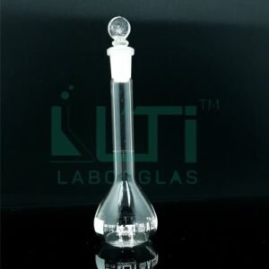 2800-CLEAR GLASS VOLUMETRIC FLASK WITH SOLID GLASS STOPPER, CLASS A, UNSERIALIZED WITH BATCH CERTIFICATE ASTM E-288