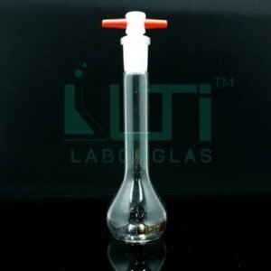 2810-CLEAR GLASS VOLUMETRIC FLASK WITH PTFE STOPPER, CLASS A, UNSERIALIZED WITH BATCH CERTIFICATE ASTM E-288