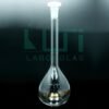 2940-CLEAR GLASS WIDE MOUTH VOLUMETRIC FLASK WITH PE STOPPER, CLASS A, SERIALIZED WITH INDIVIDUAL CERTIFICATE ASTM E-288