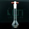 2944-CLEAR GLASS, NARROW MOUTH VOLUMETRIC FLASK WITH PTFE STOPPER, CLASS A, SERIALIZED WITH INDIVIDUAL CERTIFICATE, ASTM E-288