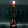 2960-AMBER GLASS WIDE MOUTH VOLUMETRIC FLASK WITH PTFE STOPPER, CLASS A, SERIALIZED WITH INDIVIDUAL CERTIFICATE (USP)