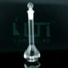 3007-CLEAR GLASS, NARROW MOUTH VOLUMETRIC FLASK WITH SOLID GLASS STOPPER, CLASS A WITH BATCH CERTIFICATE (USP)