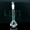 3040-CLEAR GLASS VOLUMETRIC FLASK WITH GLASS STOPPER, CLASS A, USP STANDARD WITH INDIVIDUAL CERTIFICATE