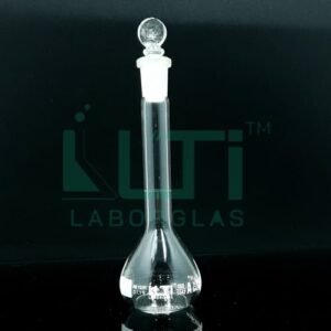 3100-CLEAR GLASS VOLUMETRIC FLASK WITH GLASS STOPPER, CLASS A, USP STANDARD WITH BATCH CERTIFICATE