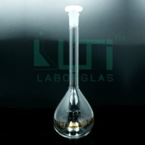 3120-CLEAR GLASS VOLUMETRIC FLASK WITH PE STOPPER, CLASS A, USP STANDARD WITH BATCH CERTIFICATE