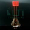 3121-AMBER, VOLUMETRIC FLASKS, CLASS A WITH GL THREAD, DIN/ISO