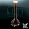 3145-AMBER GLASS, QR. CODED VOLUMETRIC FLASKS, CLASS A WITH PE STOPPER, DIN/ISO