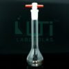 3170-CLEAR GLASS VOLUMETRIC FLASKS, CLASS A WITH PTFE STOPPER, DIN/ISO