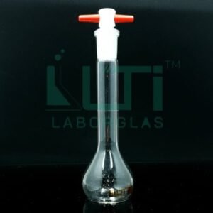 3170-CLEAR GLASS VOLUMETRIC FLASKS, CLASS A WITH PTFE STOPPER, DIN/ISO