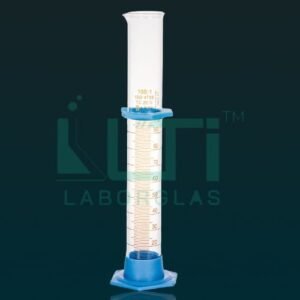 3810-Clear glass, Measuring Cylinder with detachable PE base, Class B