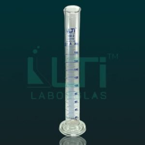 3830-Clear glass, Measuring Cylinder with Round Base, Class-A, (Economy Model) DIN/ISO with batch certificate