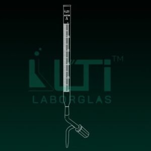 4060-ASTM, CLASS A BURETTE SCHELLBACH STRIPE, UNSERIALISED with batch CERTIFIED, STRAIGHT BORE NEEDLE VALVE KEY STOPCOCK