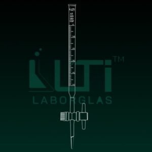 4220-CLEAR GLASS CLASS AS BURETTE, PTFE KEY STOPCOCK WITH BATCH CERTIFICATE DIN/ISO, USP