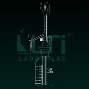 4500-ASTM, AUTOMATIC BURETTE, SERIALISED AND CERTIFIED, GLASS KEY STOPCOCK WITH NEEDLE VALVE STOPCOCK
