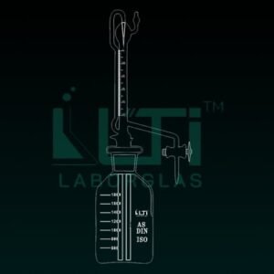 4550-Automatic Burette Clear Glass, Class AS with PTFE Stopcocks, DIN/ISO