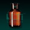 5050-Bottles, Tooled Neck, Amber Unground