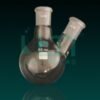 5600-Flasks, Round Bottom, 2 Neck Angular, ASTM