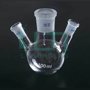 5640-Flasks, Round Bottom, 3 Necks Angular