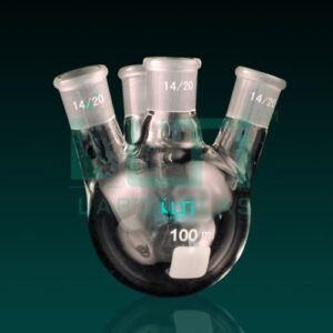 5670-Flasks, Round Bottom, Four Necks Angular, DIN & USP
